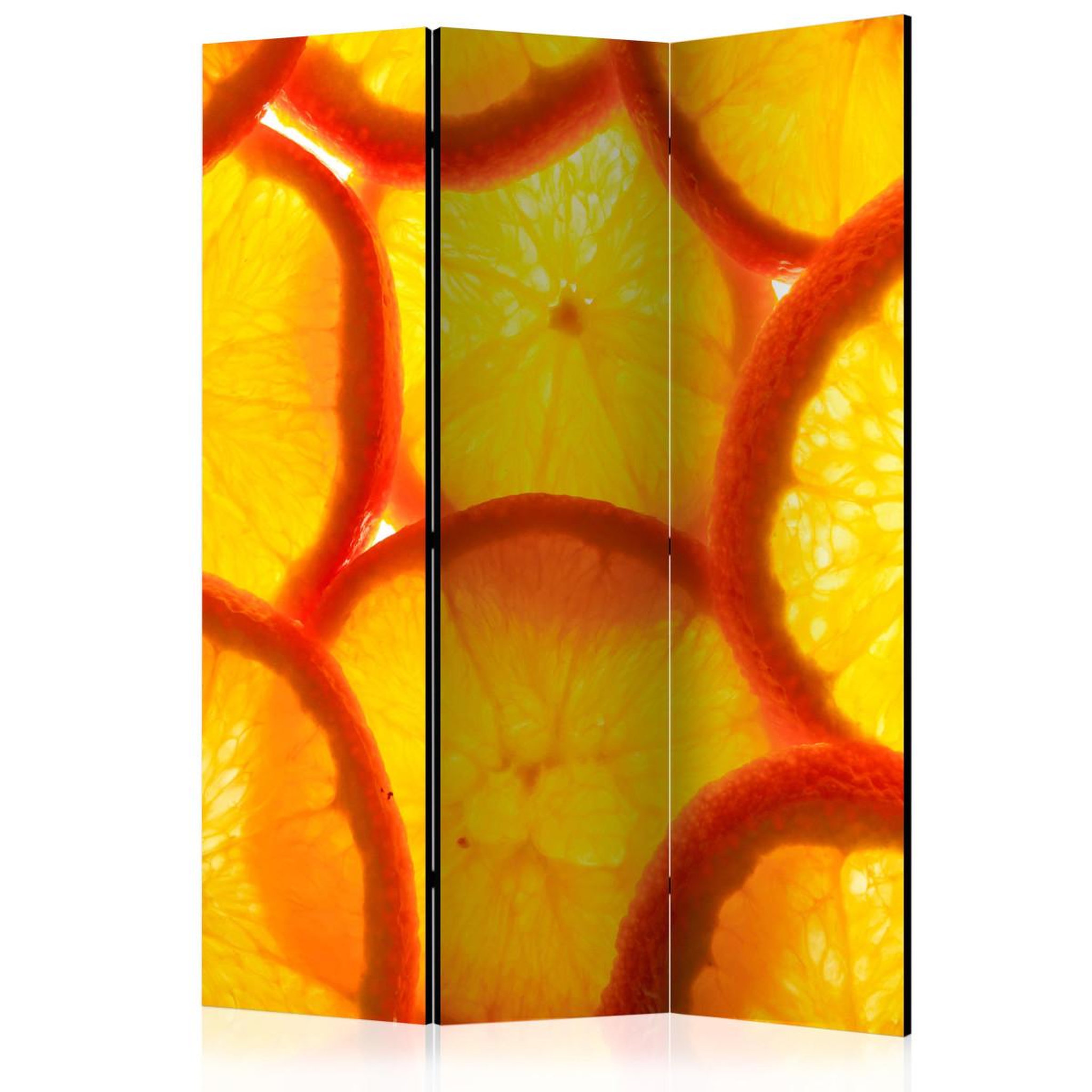 Paris Prix Paravent 3 volets  orange slices  135x172cm
