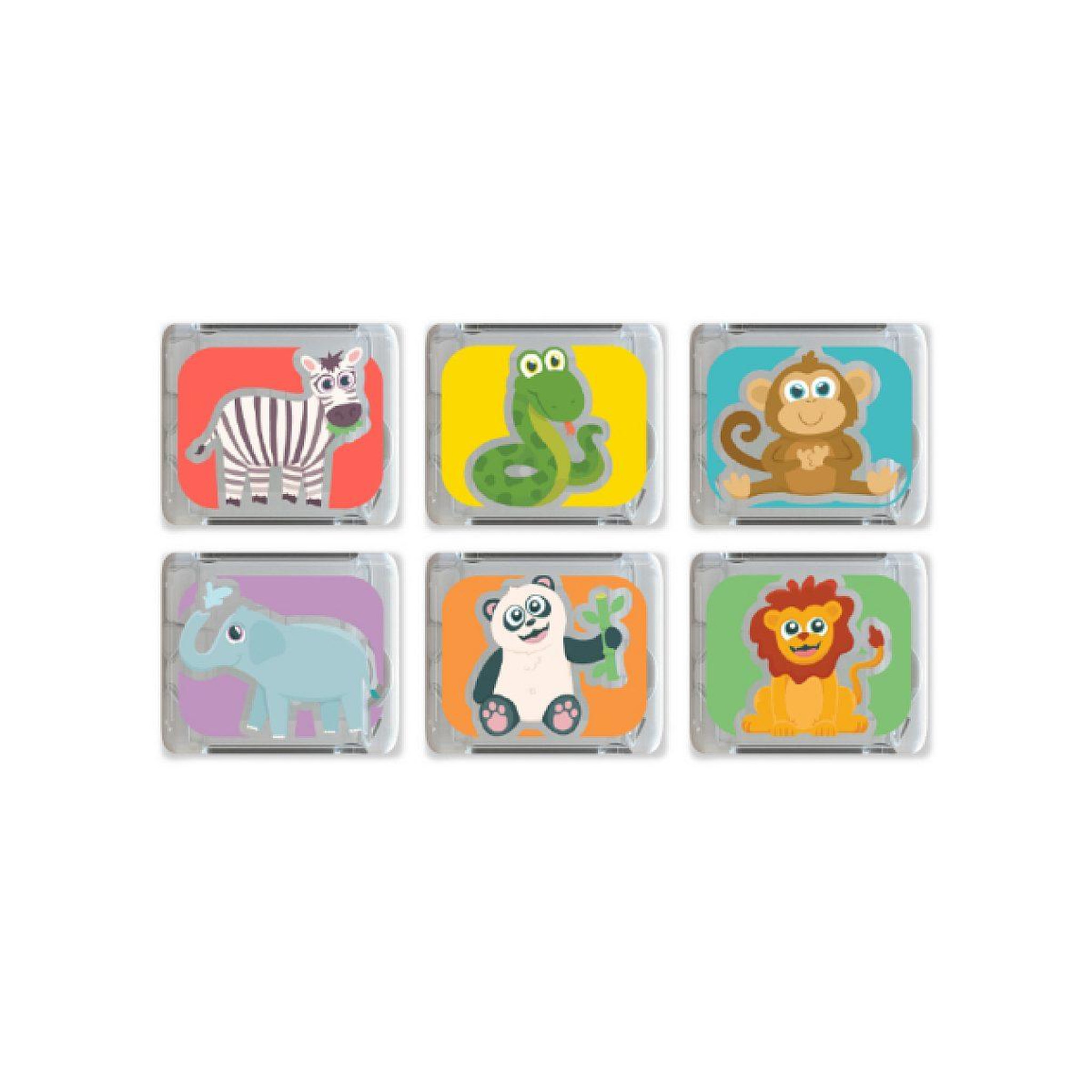 GLO PALS Cubes lumineux zoo pour le bain
