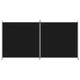 VIDAXL Cloison de separation 2 panneaux Noir 348x180 cm Tissu