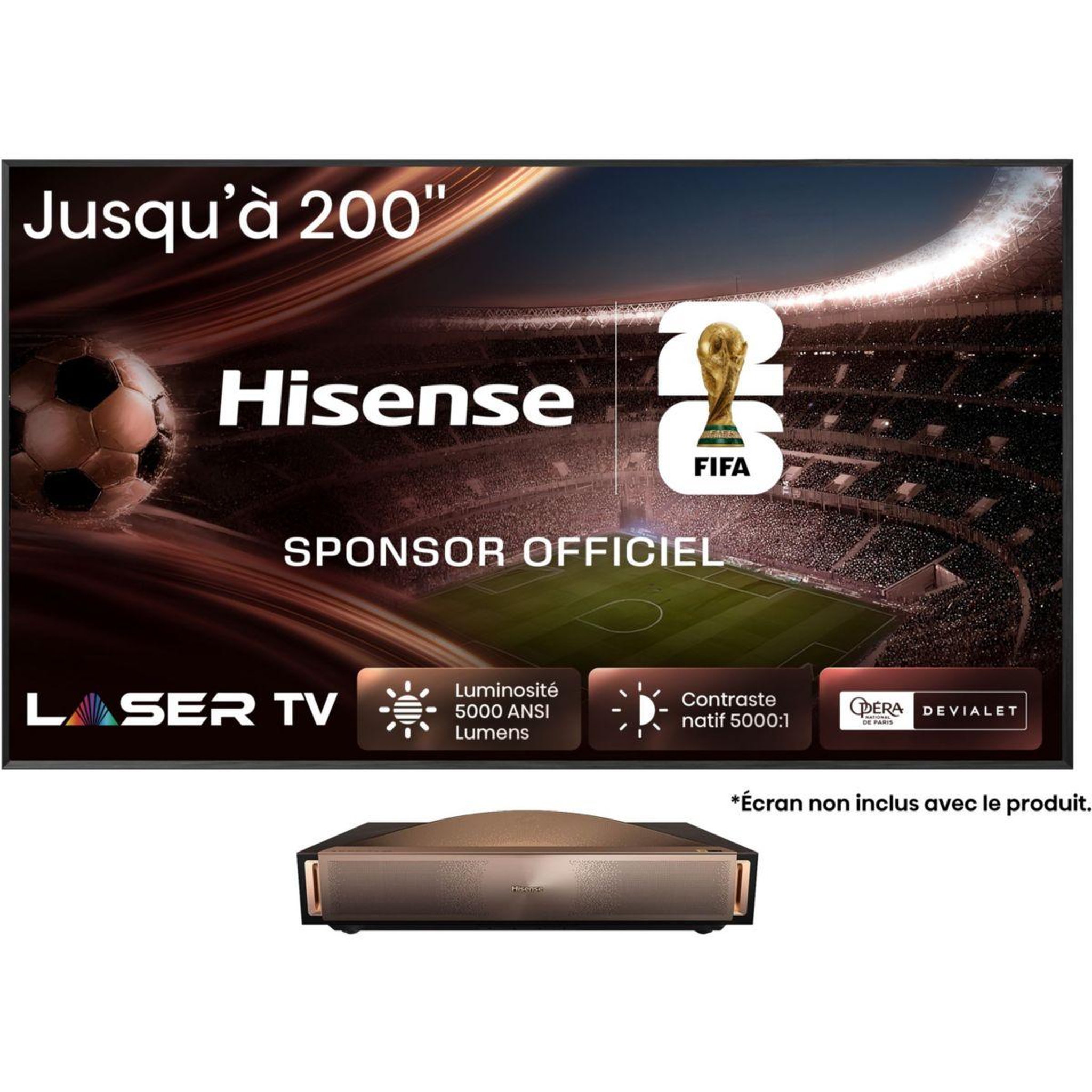 Hisense Vidéoprojecteur home cinéma l9q 2025