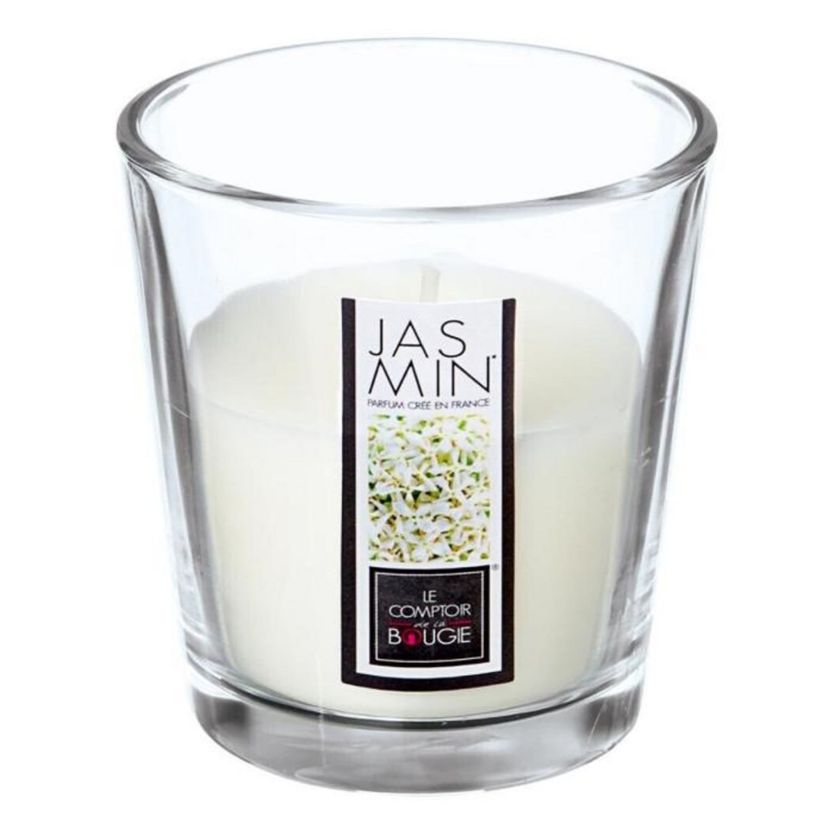 COMPTOIR DE LA BOUGIE Bougie Parfumée en Verre  Nina  90g Jasmin