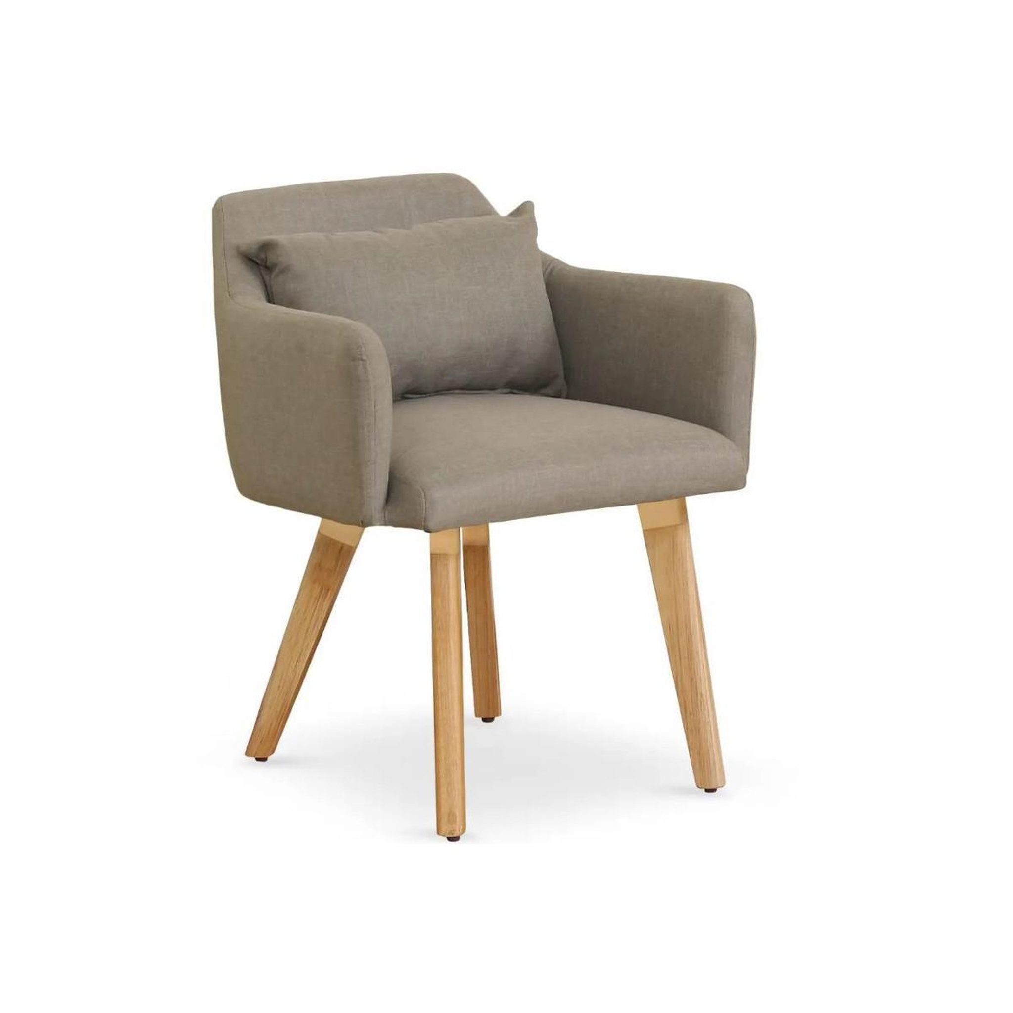 Voir la diapositive 3 : Paris Prix Lot de 20 fauteuils design  alan  70cm taupe