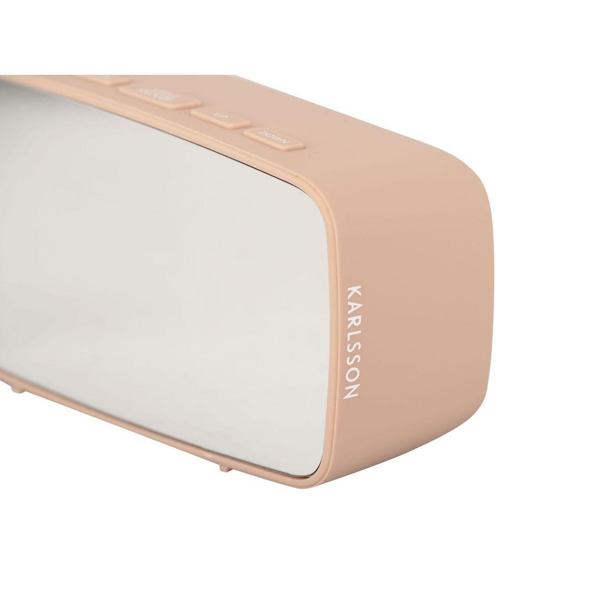 Karlsson Réveil Silver Mirror LED