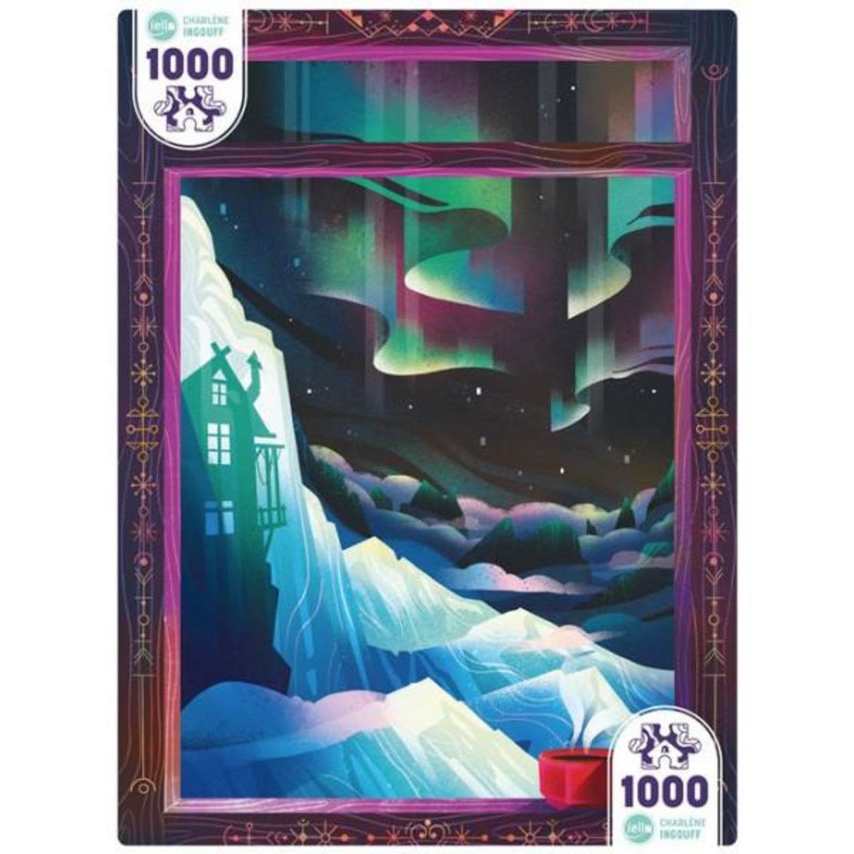 Iello Puzzle 1000 pièces Iello Universe La Cabane Perchée