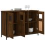 Voir la diapositive 4 : VIDAXL Buffet chene marron 100x35x70 cm bois d'ingenierie