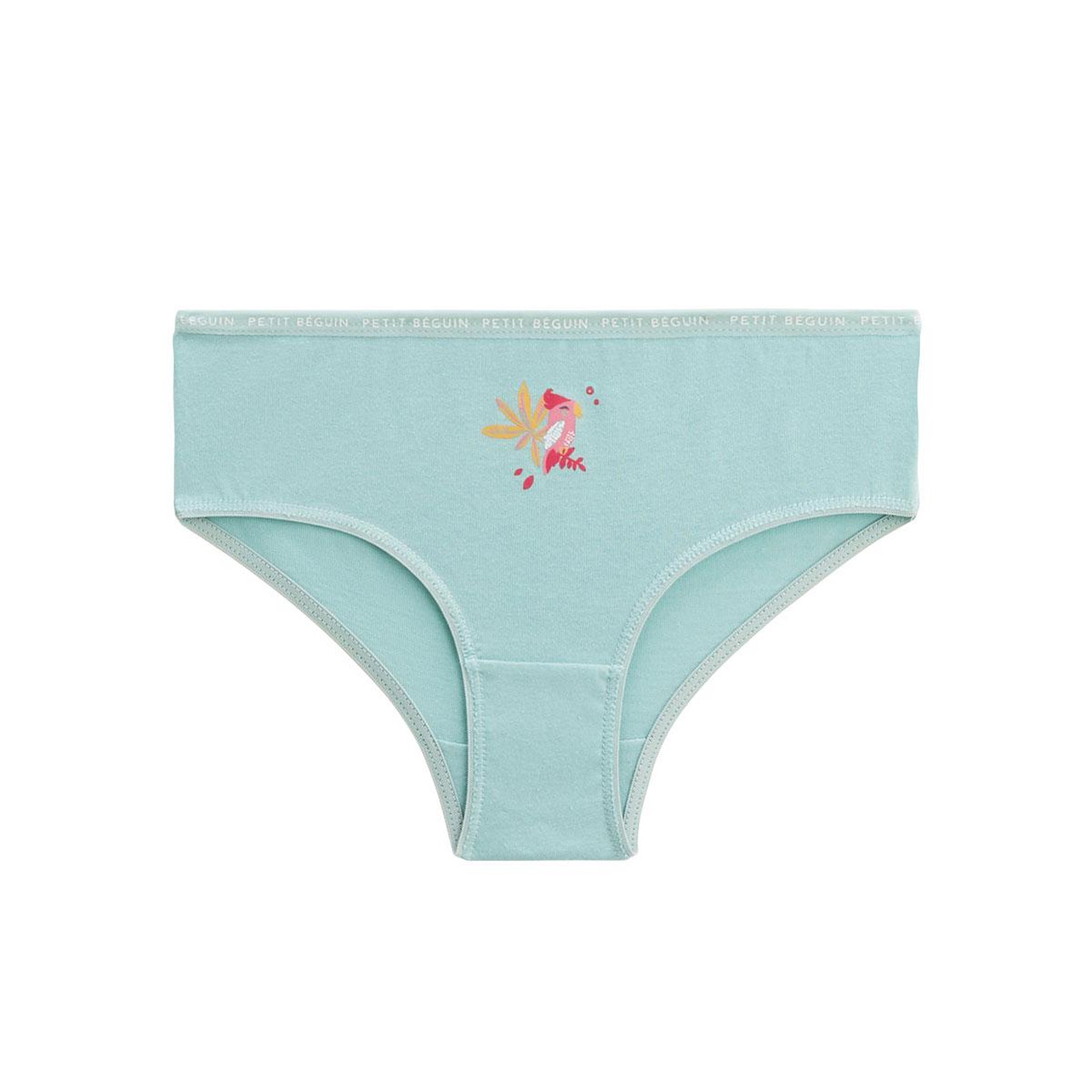 Voir la diapositive 2 : Petit Béguin Lot de 3 culottes fille Love Jungle
