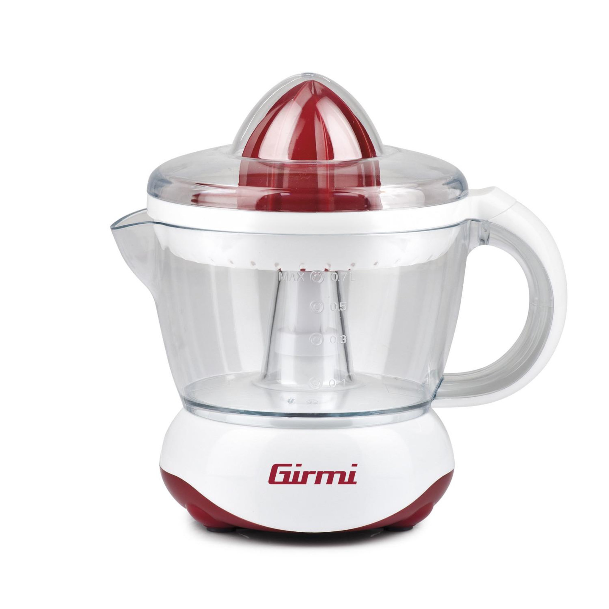GIRMI Girmi SR02 presse-agrume électrique 0,7 L 25 W Rouge, Blanc
