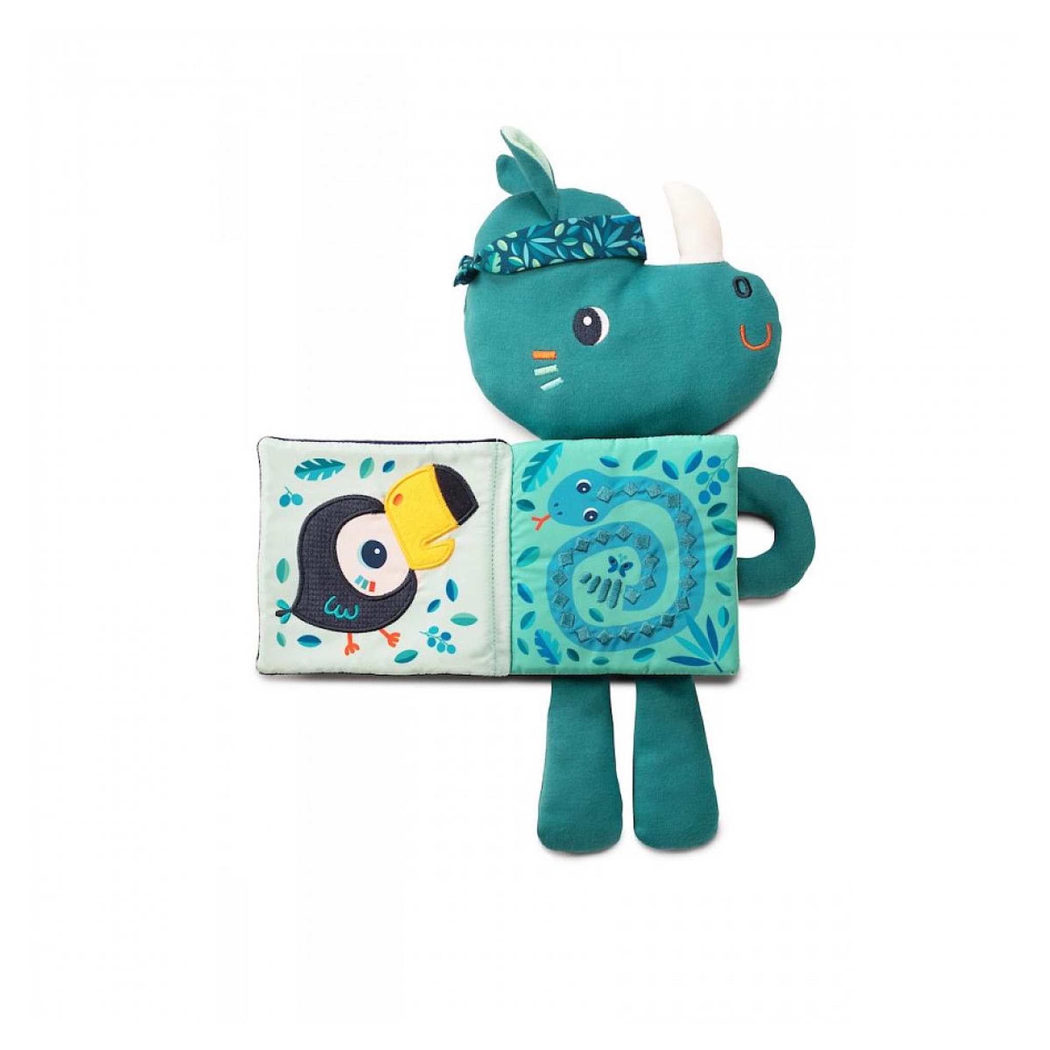 Voir la diapositive 2 : LILLIPUTIENS Livre doudou Marius le rhinoceros