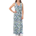 Vero Moda Robe Longue Blanche/Bleu Femme Vero Moda 10286770. Coloris disponibles : Bleu