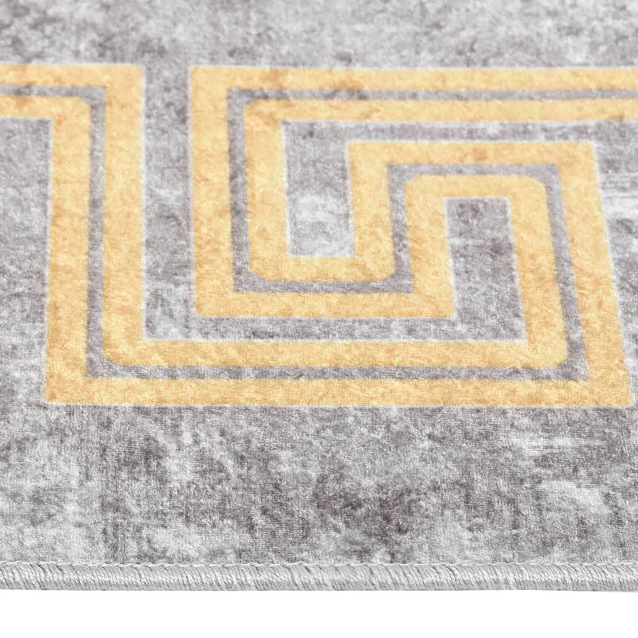 Voir la diapositive 5 : VIDAXL Tapis lavable antiderapant 120x180 cm gris