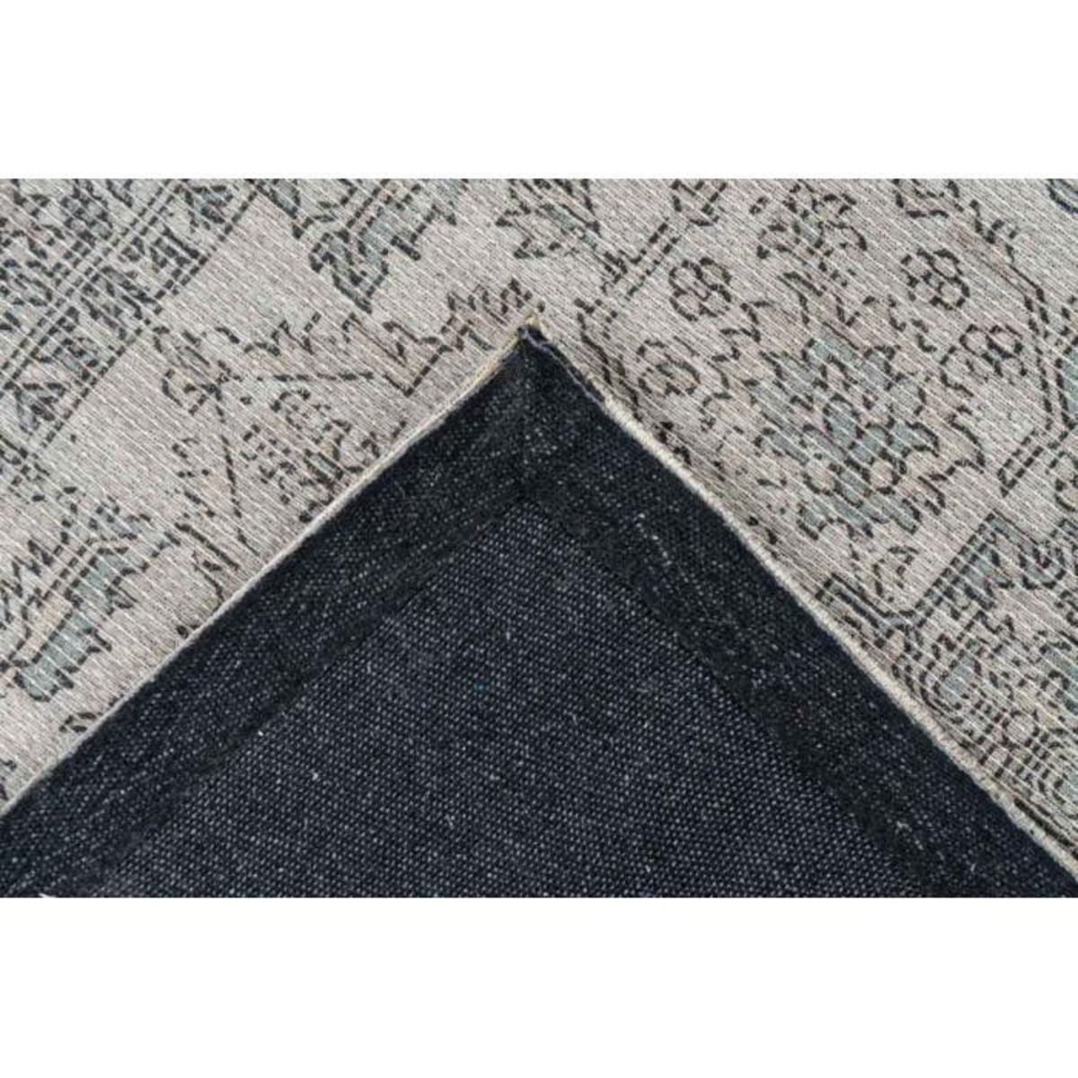 Paris Prix Tapis Tissé Motif Vintage Délavé  Percy  Gris & Taupe