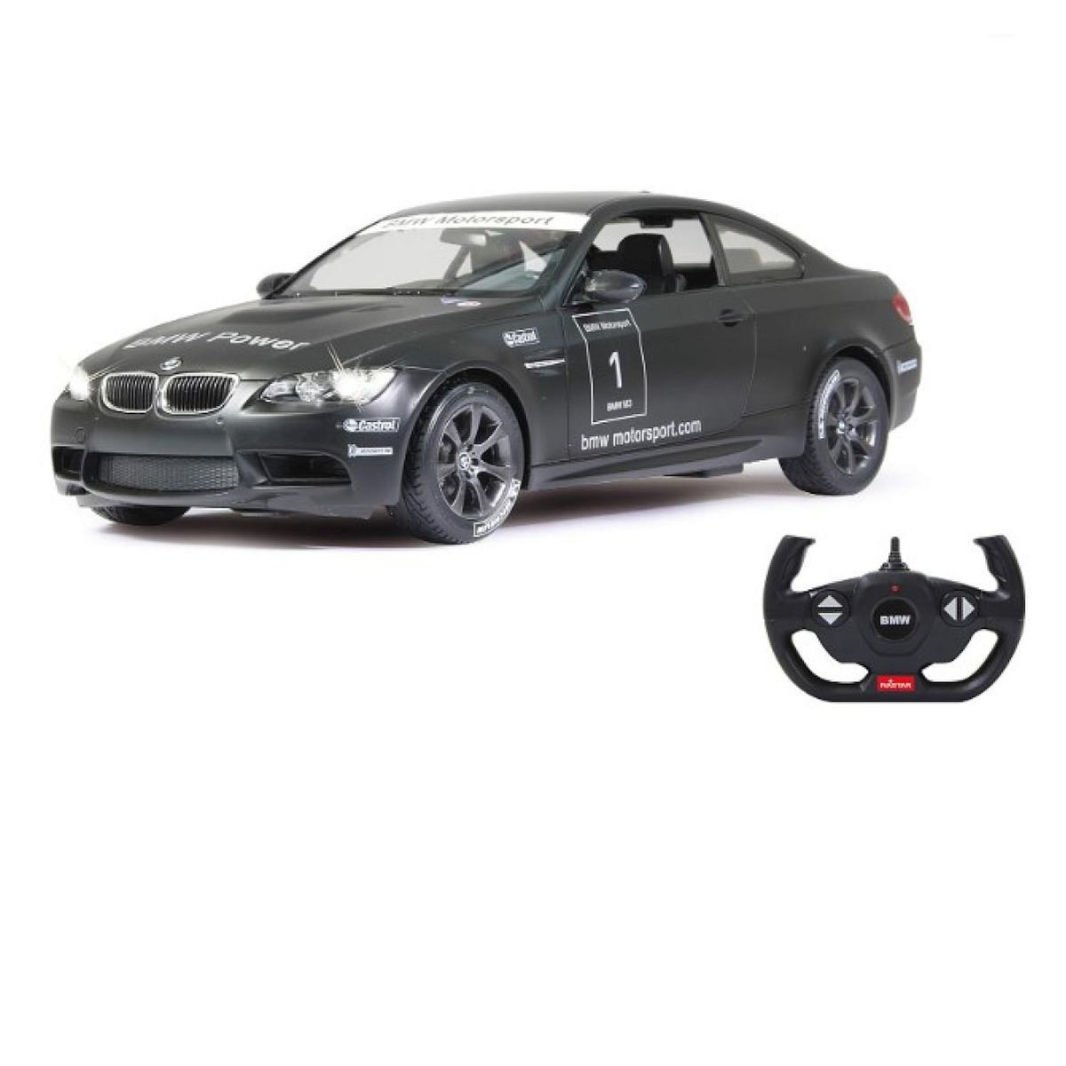 Jamara Voiture télécommandée BMW M3 Sport 1:14 noir 2,4Ghz