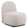 Voir la diapositive 1 : Paris Prix Fauteuil Design Bouclette  Pilou  80cm Beige