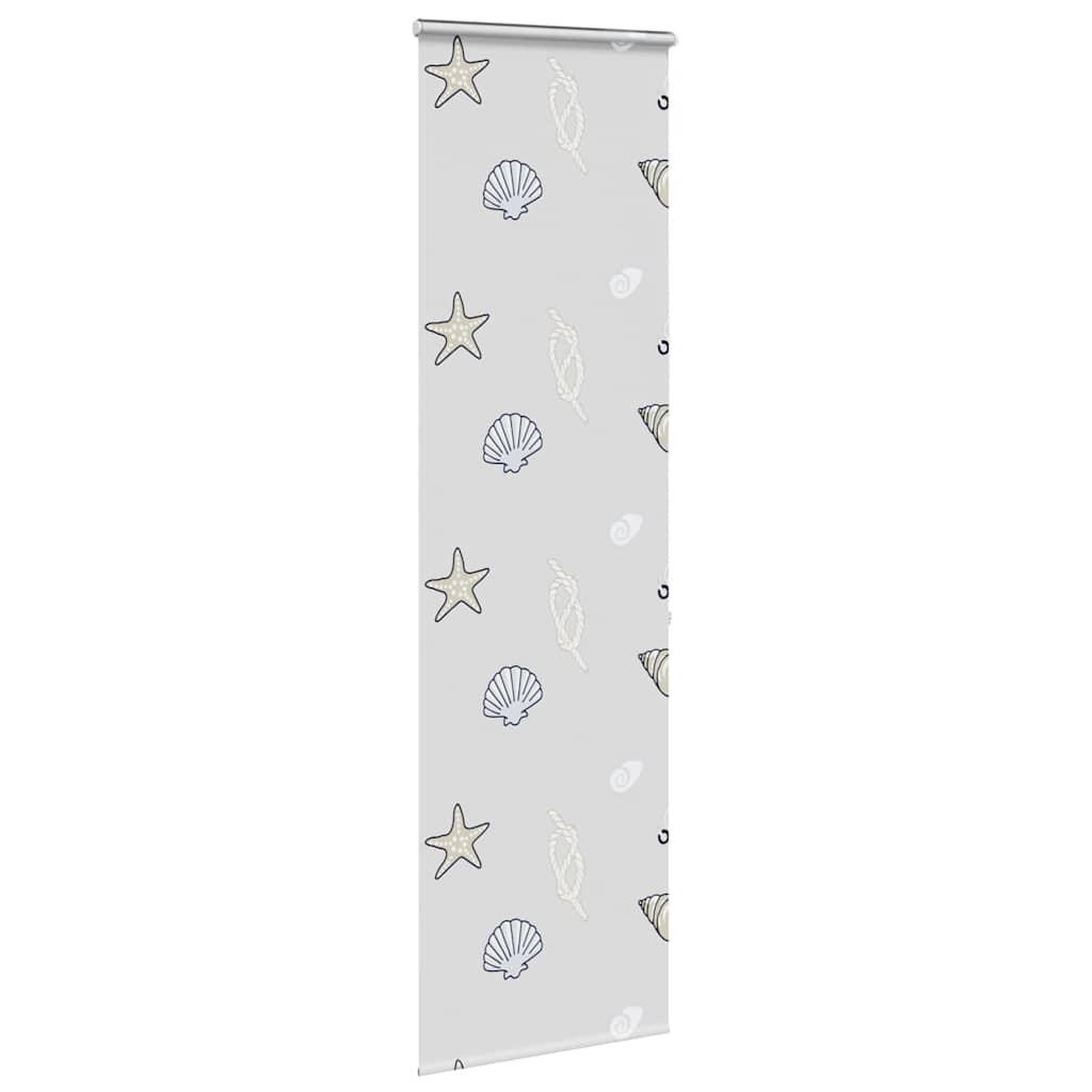Voir la diapositive 3 : VIDAXL Store enrouleur de douche avec cassette largeur du tissu 66 cm