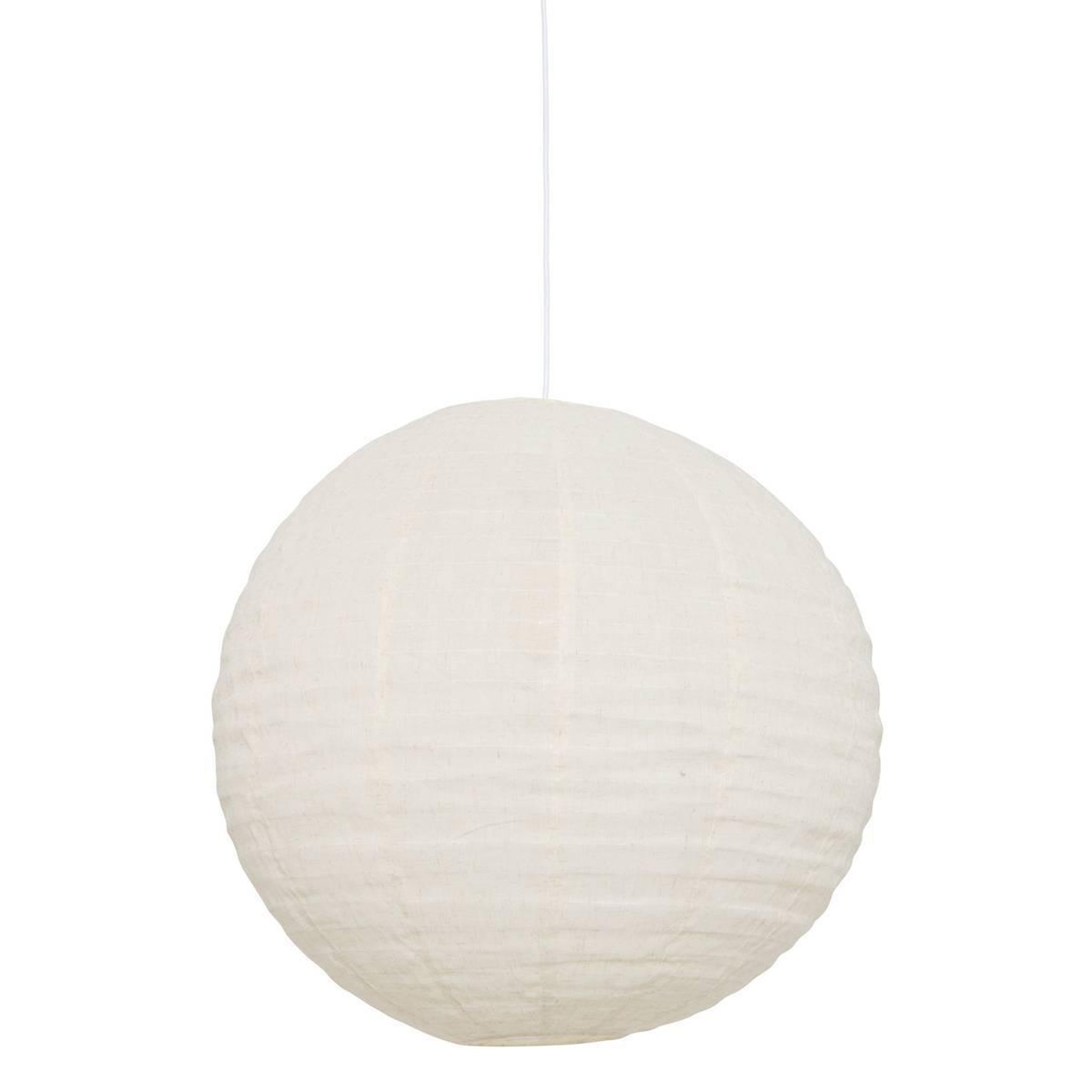 ATMOSPHERA Lanterne japonaise boule  jordy  43cm blanc