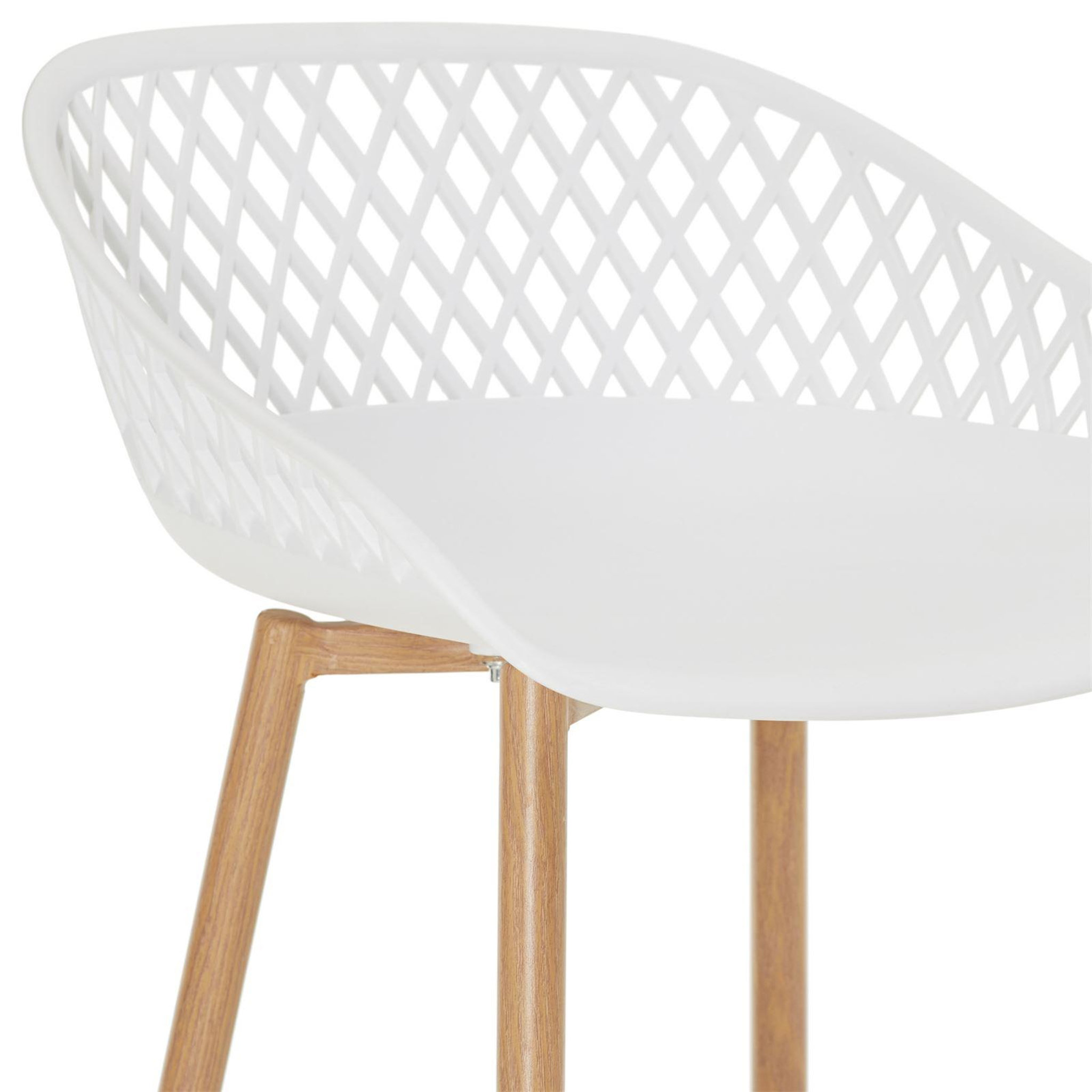 Voir la diapositive 6 : IDIMEX Lot de 2 tabourets de bar IREK, en plastique