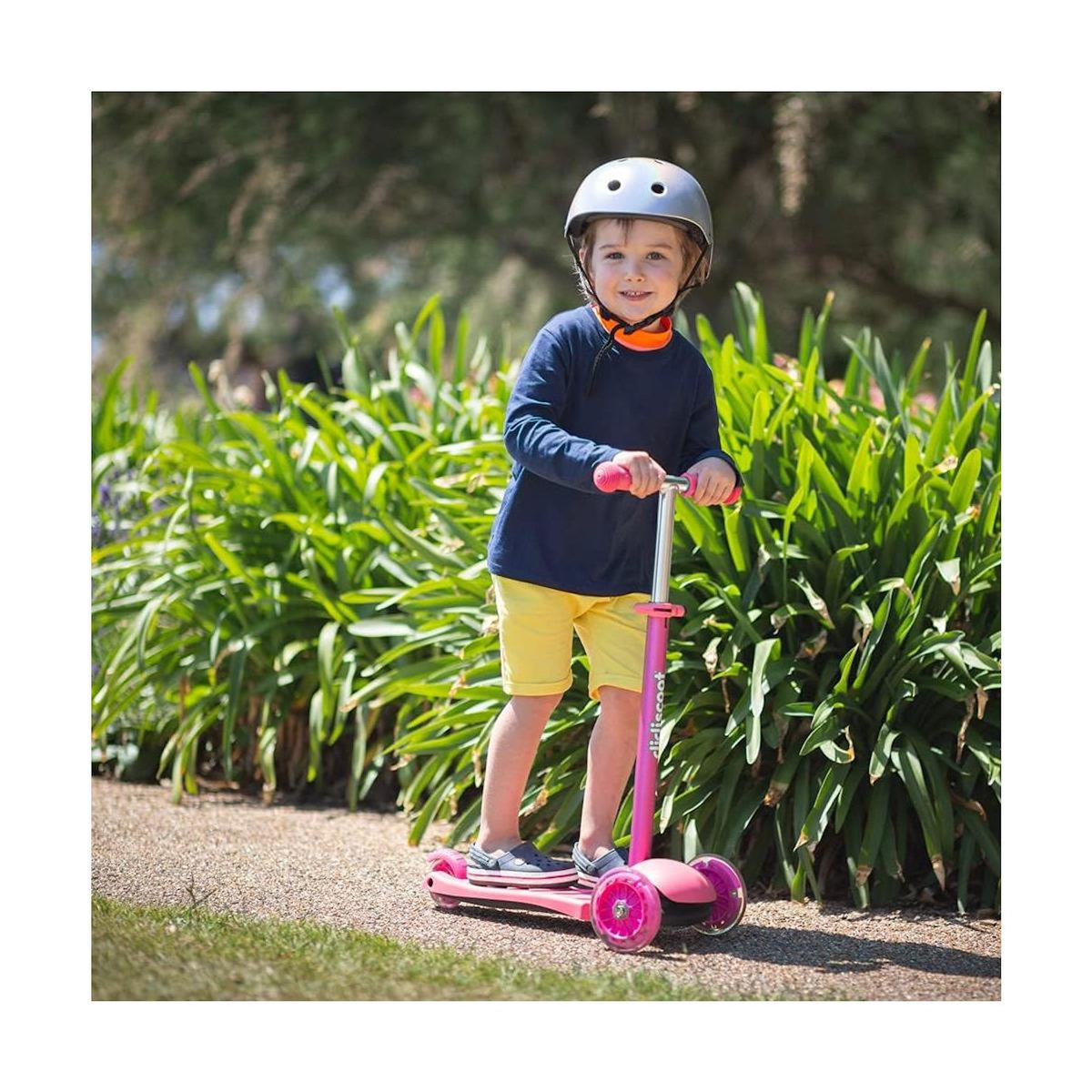 BIGJIGS Trottinette enfant Didiscoot rose