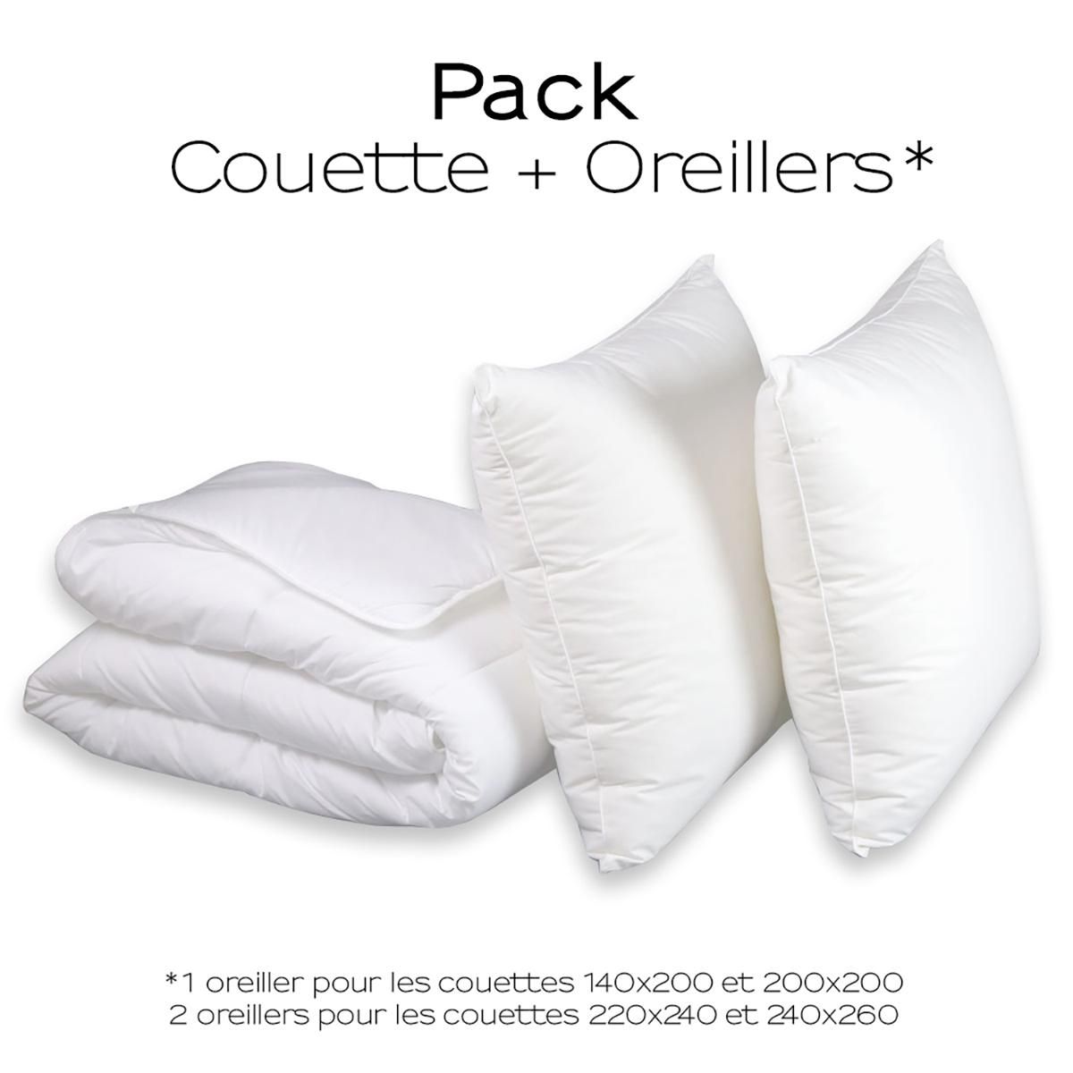 DODO Pack Climarelle® Thermorégulation couette TEMPEREE+oreiller