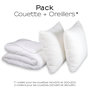 Voir la diapositive 2 : DODO Pack Climarelle® Thermorégulation couette TEMPEREE+oreiller