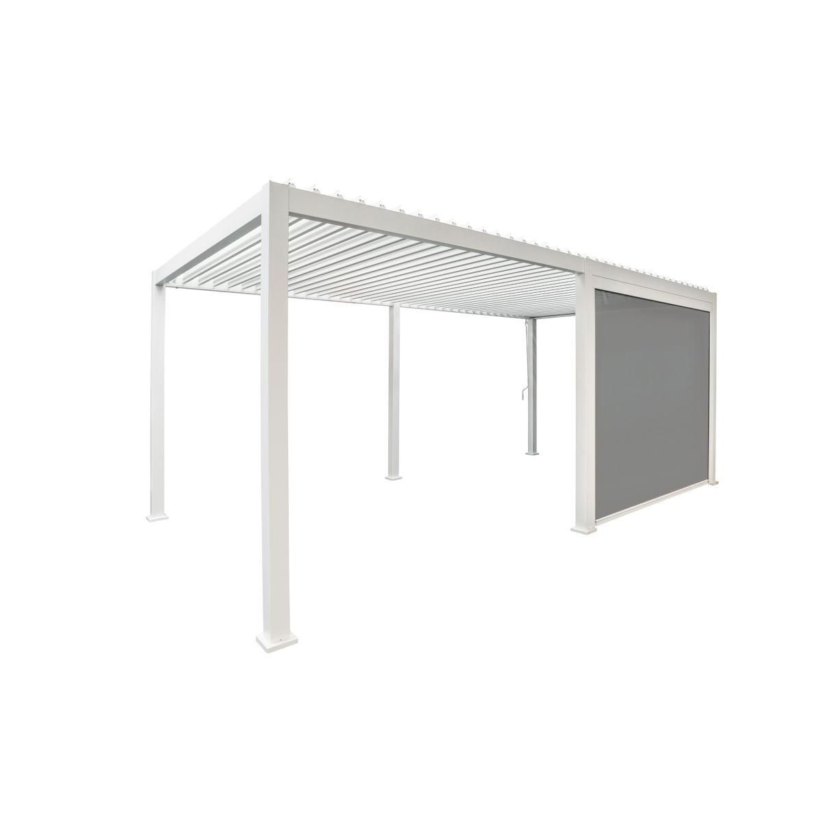 OMBREA Store Latéral 3m blanc pour Pergola Bioclimatique OMBREA®