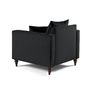 Voir la diapositive 6 : BEST MOBILIER Flamingo - fauteuil en velours