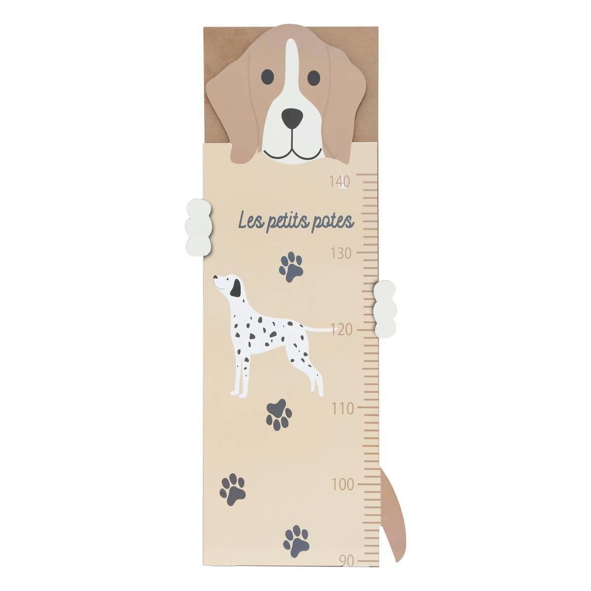 Voir la diapositive 2 : Atmosphera Kids Toise enfant chien  scott  140cm beige