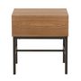 Voir la diapositive 4 : Paris Prix Table de Chevet en Bois  Guiseppe  51cm Naturel