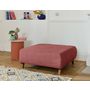 Voir la diapositive 5 : BEST MOBILIER Cristal - pouf modulable - 95 cm - en velours texturé