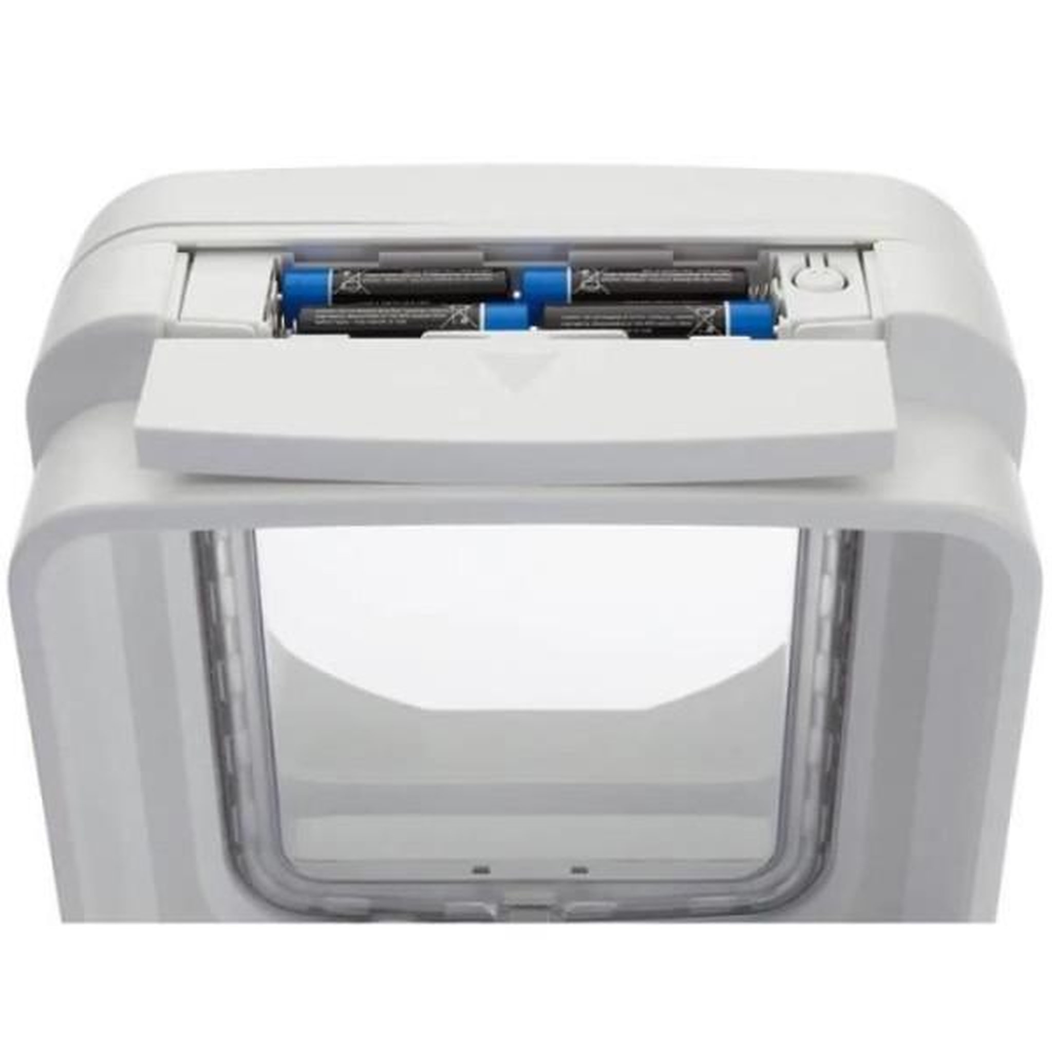 Voir la diapositive 4 : ALLIBERT SUREFLAP Chatiere a puce électronique DualScan - Blanc - 142 mm x 120 mm (Mémorisation d'un maximum de 32 puces)