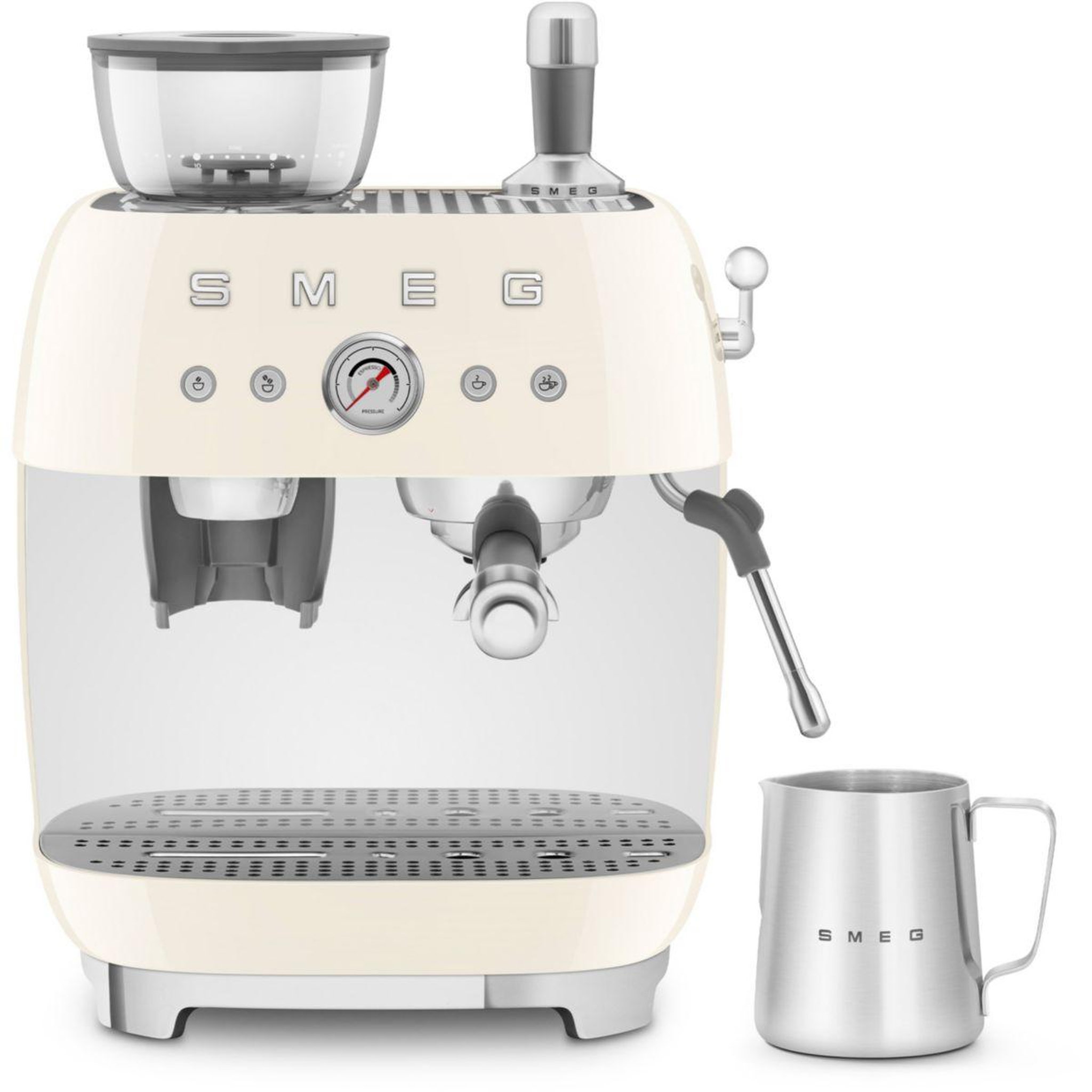Voir la diapositive 3 : SMEG Expresso broyeur egf03creu