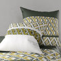 Voir la diapositive 2 : ATELIER DU COTON Housse de couette 260x240 NAYAA + 2 taies coton 57 fils