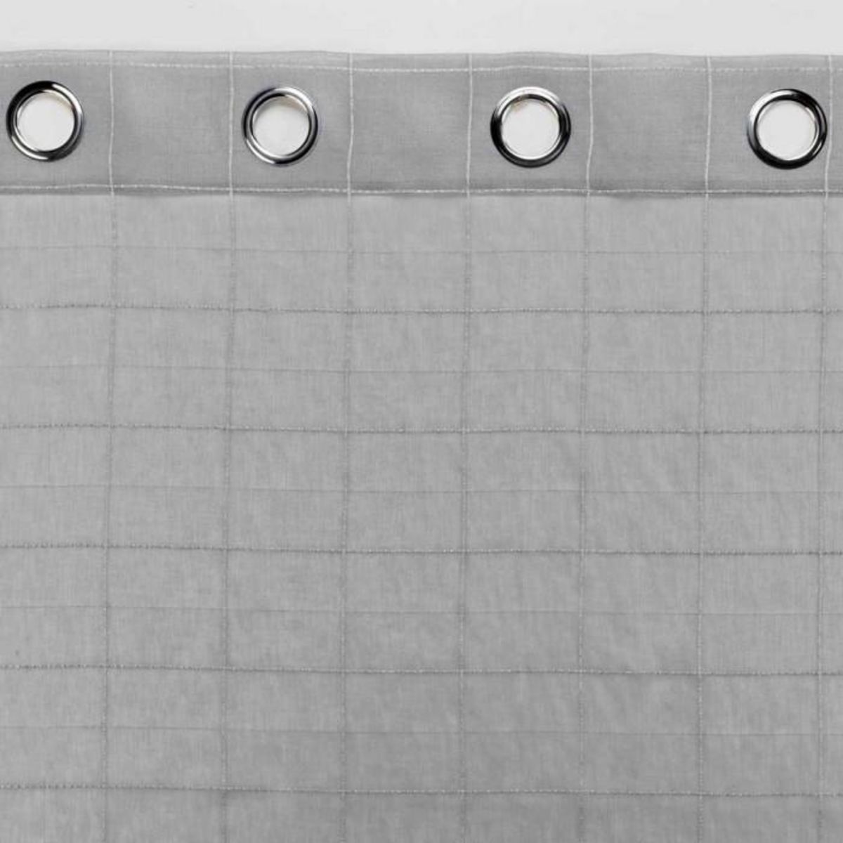 Paris Prix Rideau Voilage à Œillets  Eulalie  140x240cm Gris