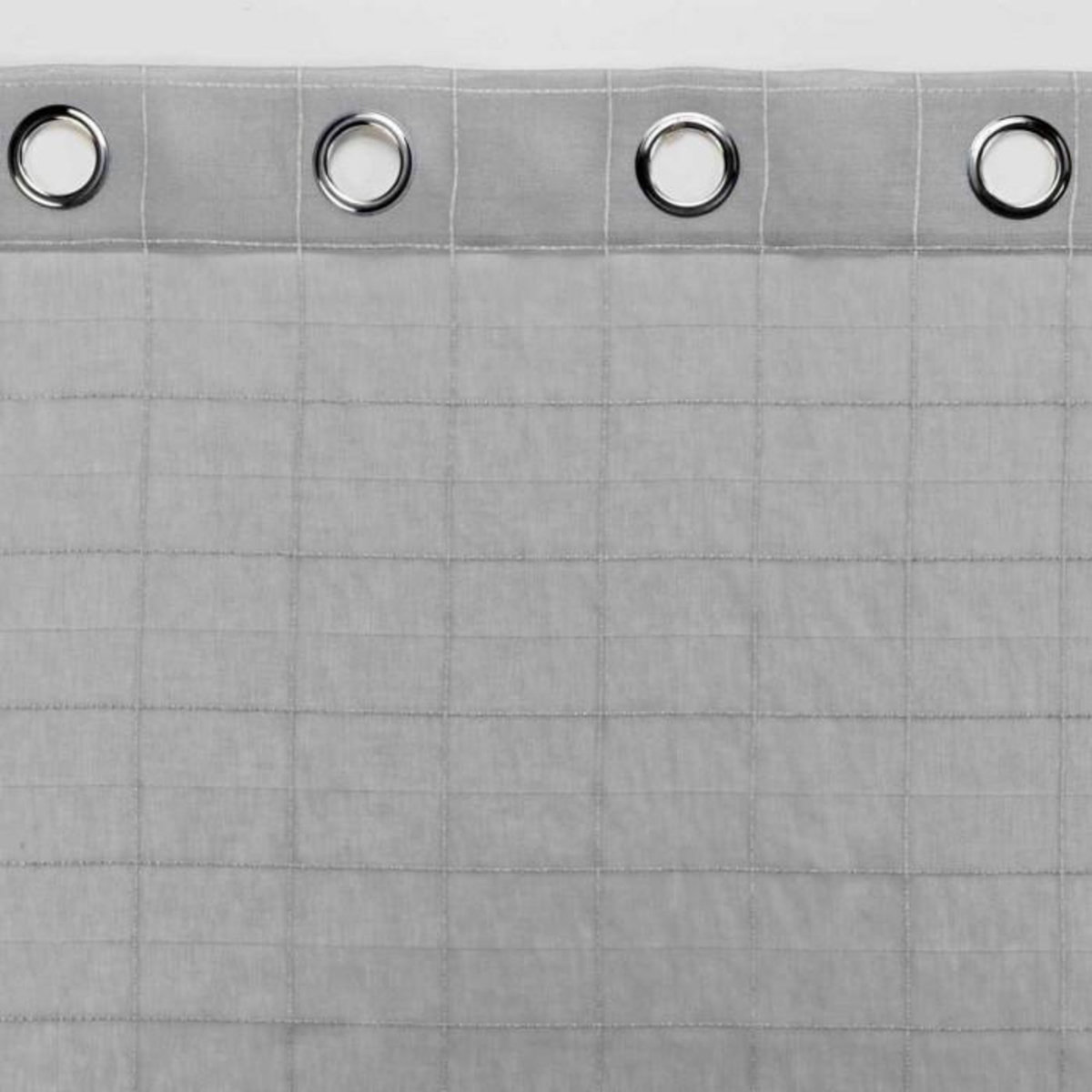 Paris Prix Rideau Voilage à Œillets  Eulalie  140x240cm Gris