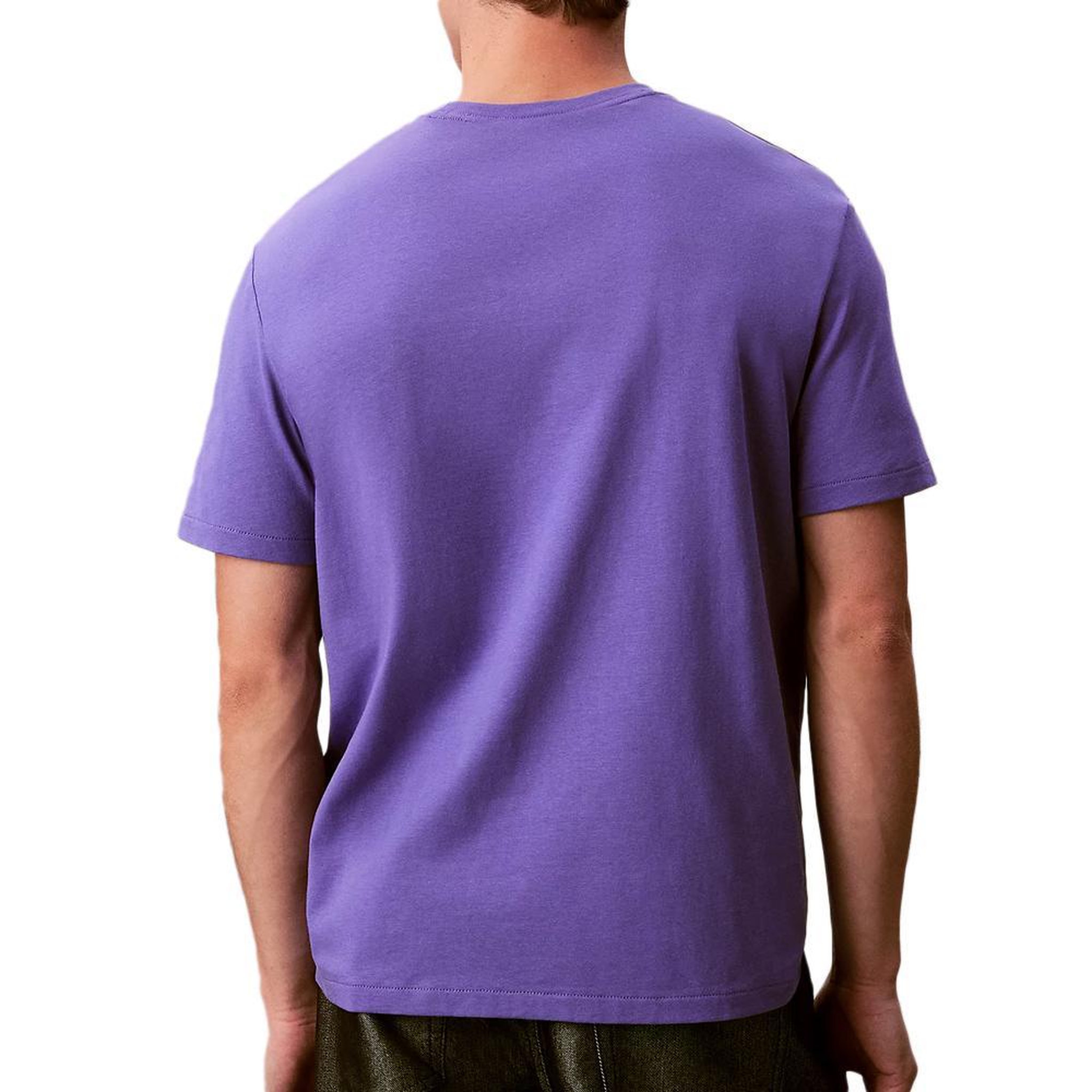 Voir la diapositive 2 : CALVIN KLEIN JEANS T-Shirt Violet Homme Calvin Klein Jeans Easy LV04RC275G