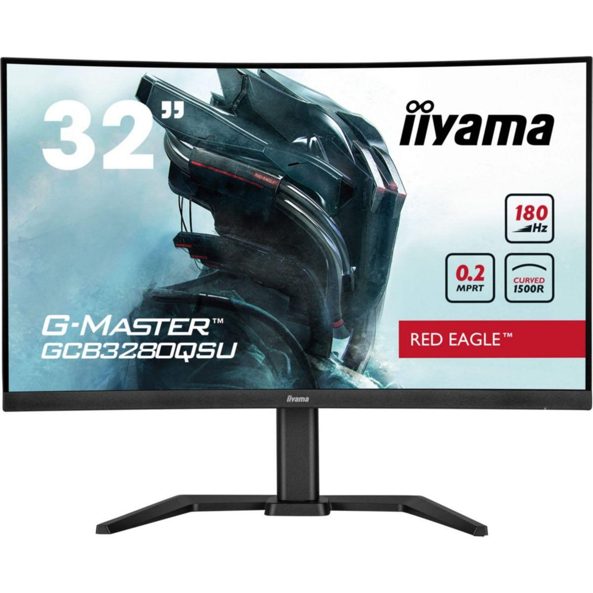 Iiyama Ecran PC Gamer G-MASTER GCB3280QSU-B2 32'' Plat IPS
