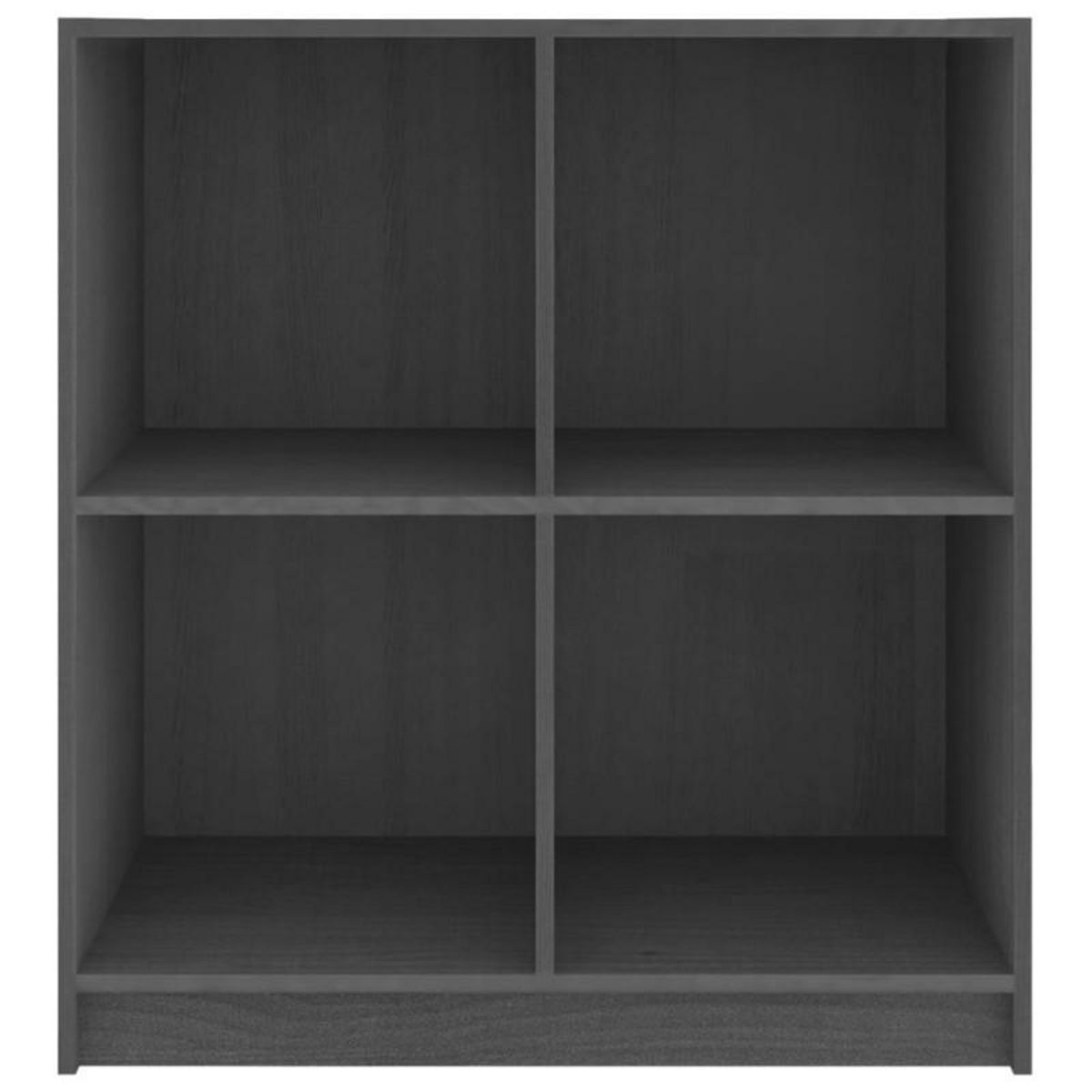 VIDAXL Buffet Gris 70x33x76 cm Bois massif de pin