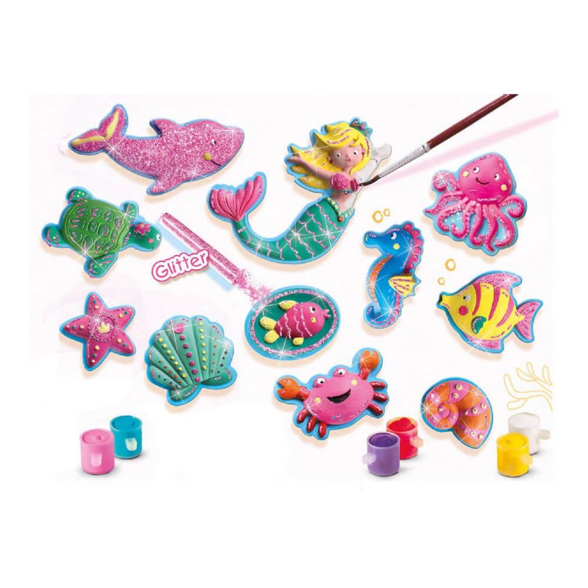 SES Creative Moulage et peinture - Créatures de l'océan