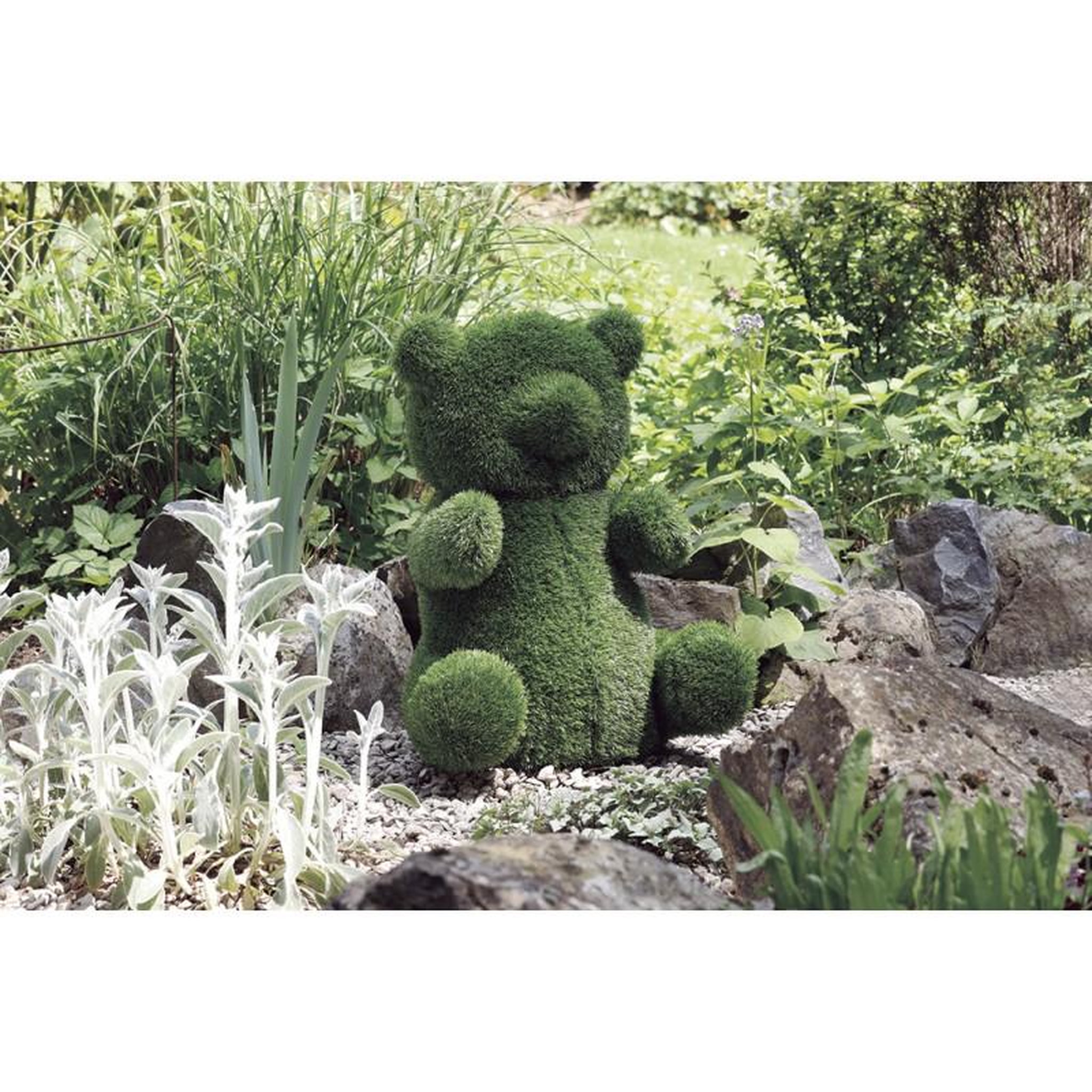 Nortene Peluche de jardin en gazon artificiel Aqua Plush Winny 55 x 45 x 70 cm - réservoir 26 L