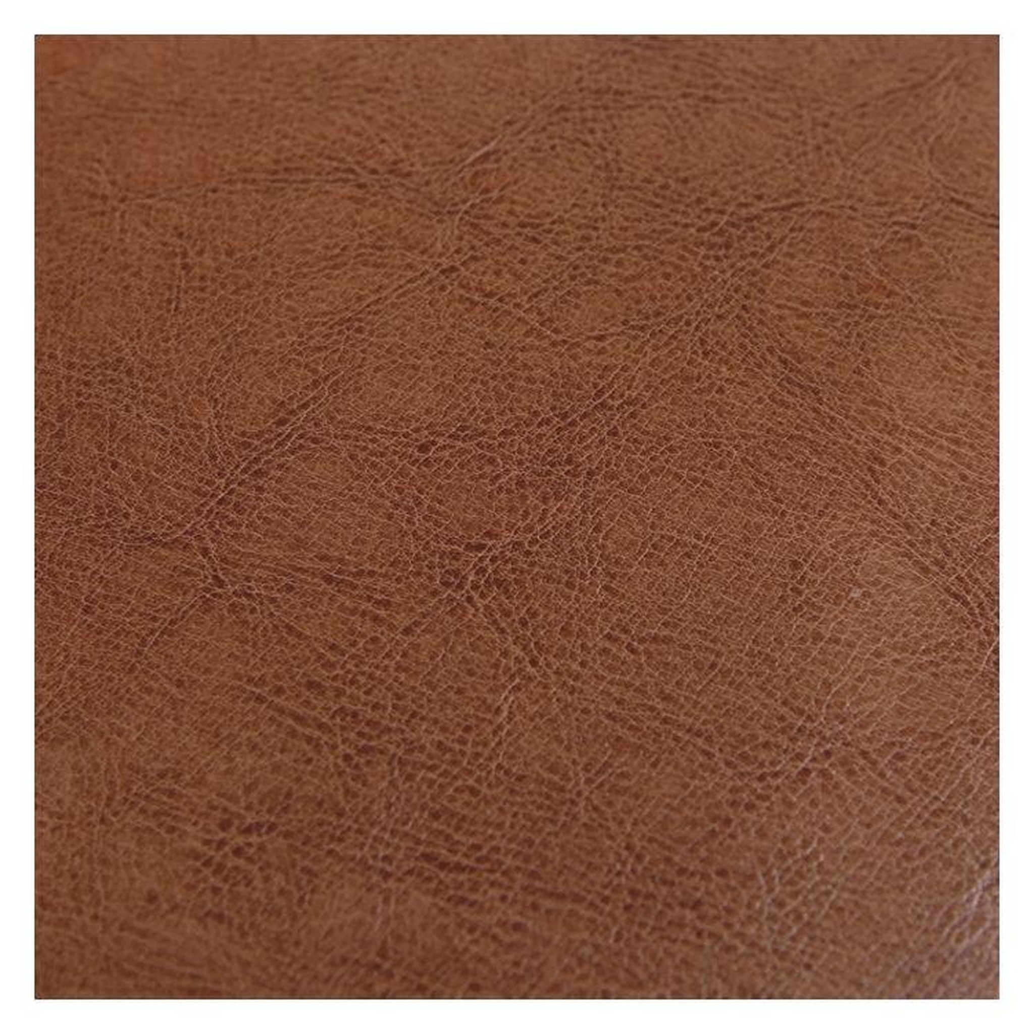 Voir la diapositive 6 : MAISON PAVANE Fauteuil camel en croute de cuir enduite-Club