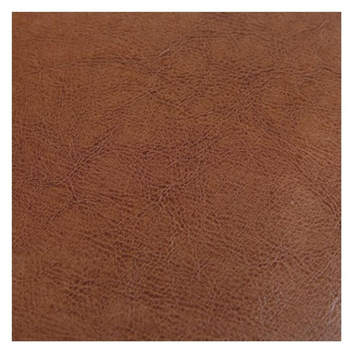 Rendez vous déco Fauteuil camel en croute de cuir enduite-Club