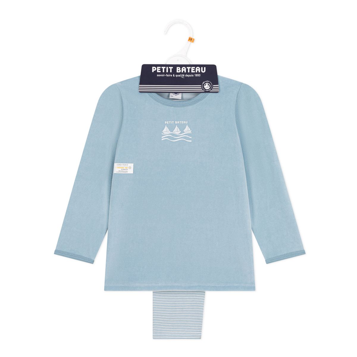 PETIT BATEAU Pyjama bleu garçon 