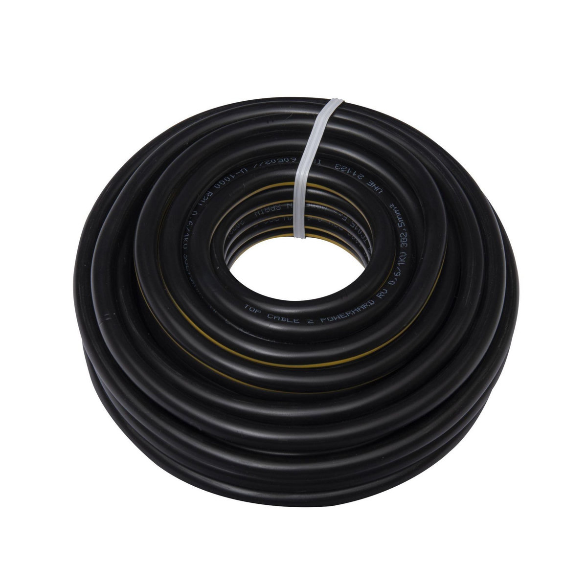 ZENITECH Câble d'alimentation électrique U1000R2V 3G2,5 Noir - 10m