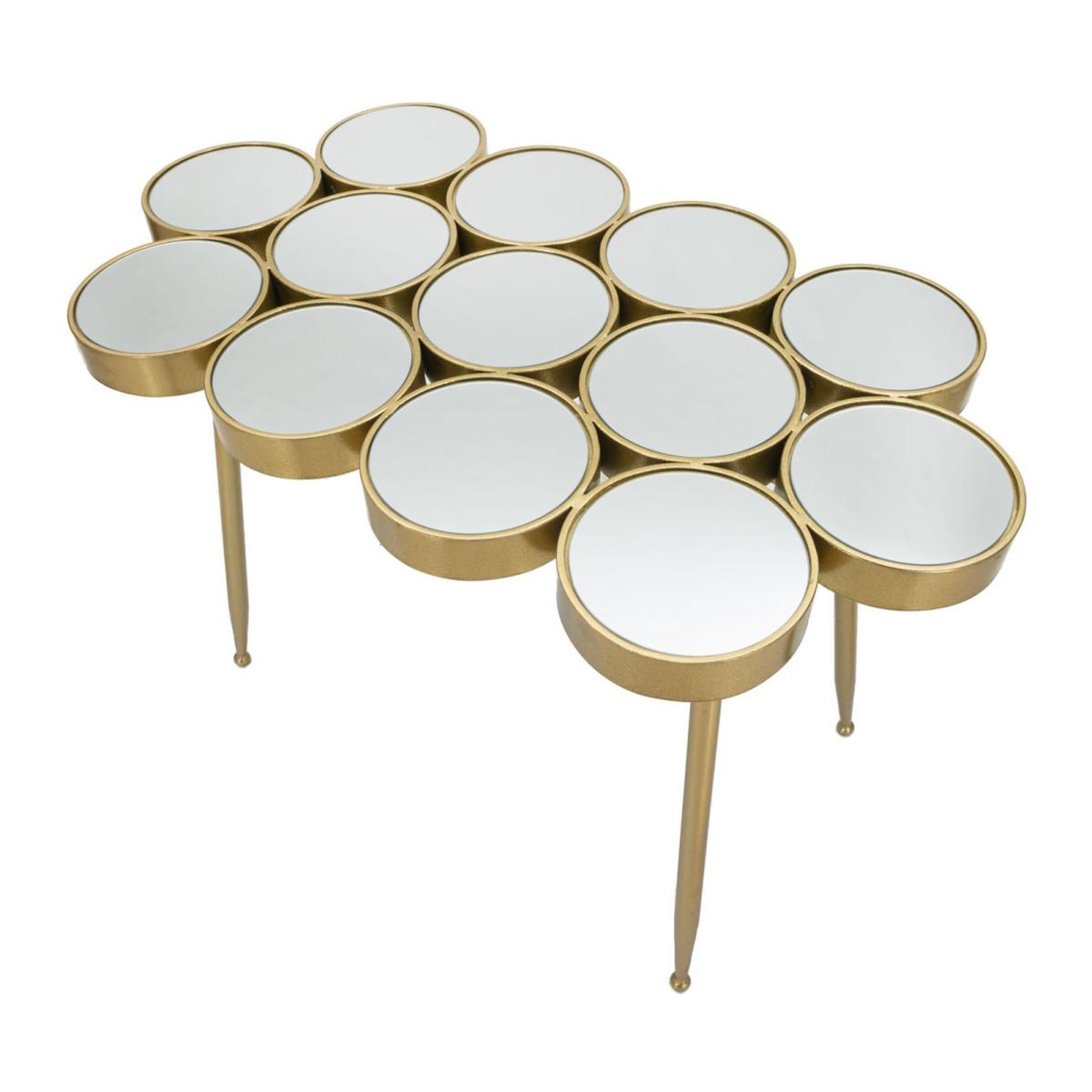 Voir la diapositive 4 : Paris Prix Table d'appoint  bubble  100cm or