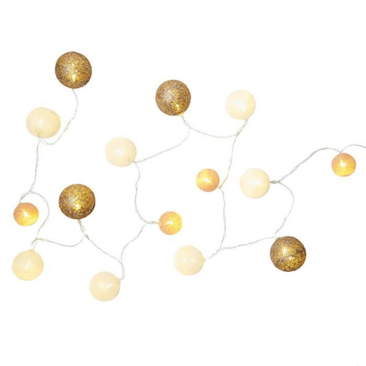 Paris Prix Guirlande Lumineuse Led  Boule  360cm Rose