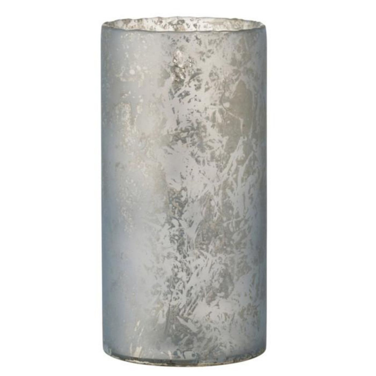 Paris Prix Photophore Design Rond Verre  Glace  36cm Bleu