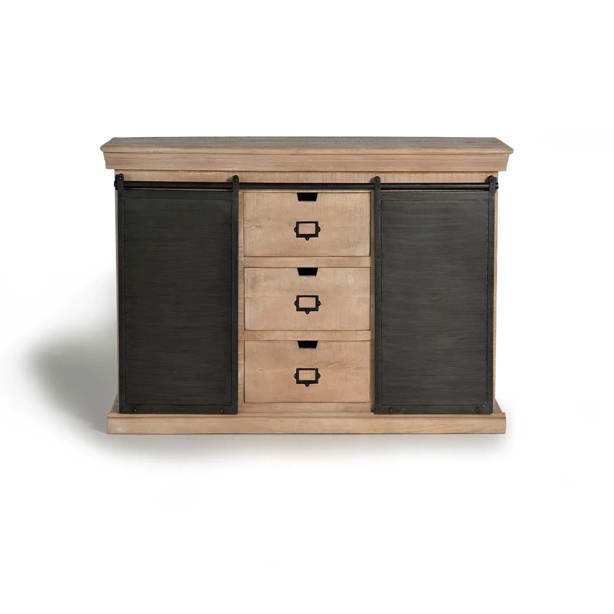 GINER Y COLOMER SL Buffet en bois de manguier 160cm style industriel moderne