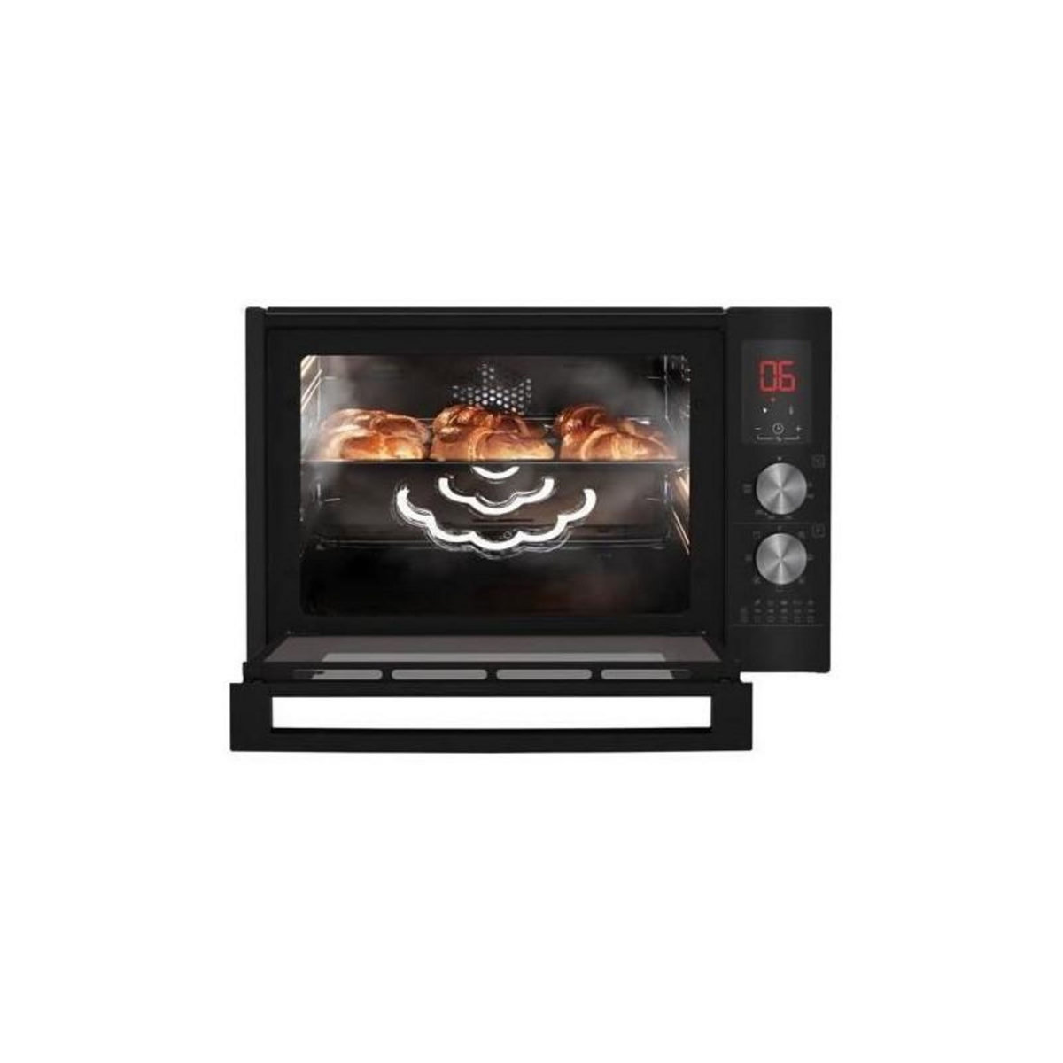 Beko Mini-four - BEKO - BMF30QVB - 30 L - Multifonction - Chaleur brassée - Écran LED - 7 fonctions - Noir