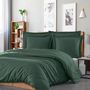 Voir la diapositive 2 : Sensei Maison Housse de couette rayée réversible satin de coton VERSALUXE