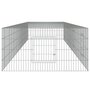 Voir la diapositive 5 : VIDAXL Cage a lapin 4 panneaux 433x109x54 cm Fer galvanise