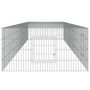 Voir la diapositive 5 : VIDAXL Cage a lapin 4 panneaux 433x109x54 cm Fer galvanise